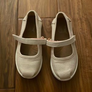 Toms kids toddler size 9 Glitter light pink